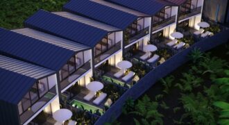 Villa with a covered terrace in Canggu, Bali